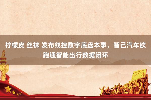柠檬皮 丝袜 发布线控数字底盘本事，智己汽车欲跑通智能出行数据闭环